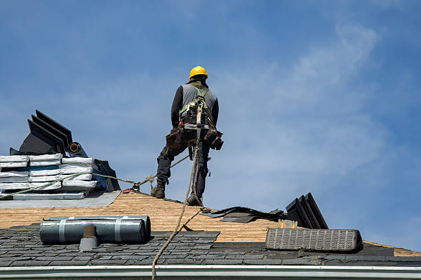 Professional Metal Roofing technician working in Sherman, IL